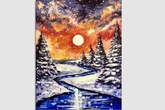Paint Nite: Icy Sunset